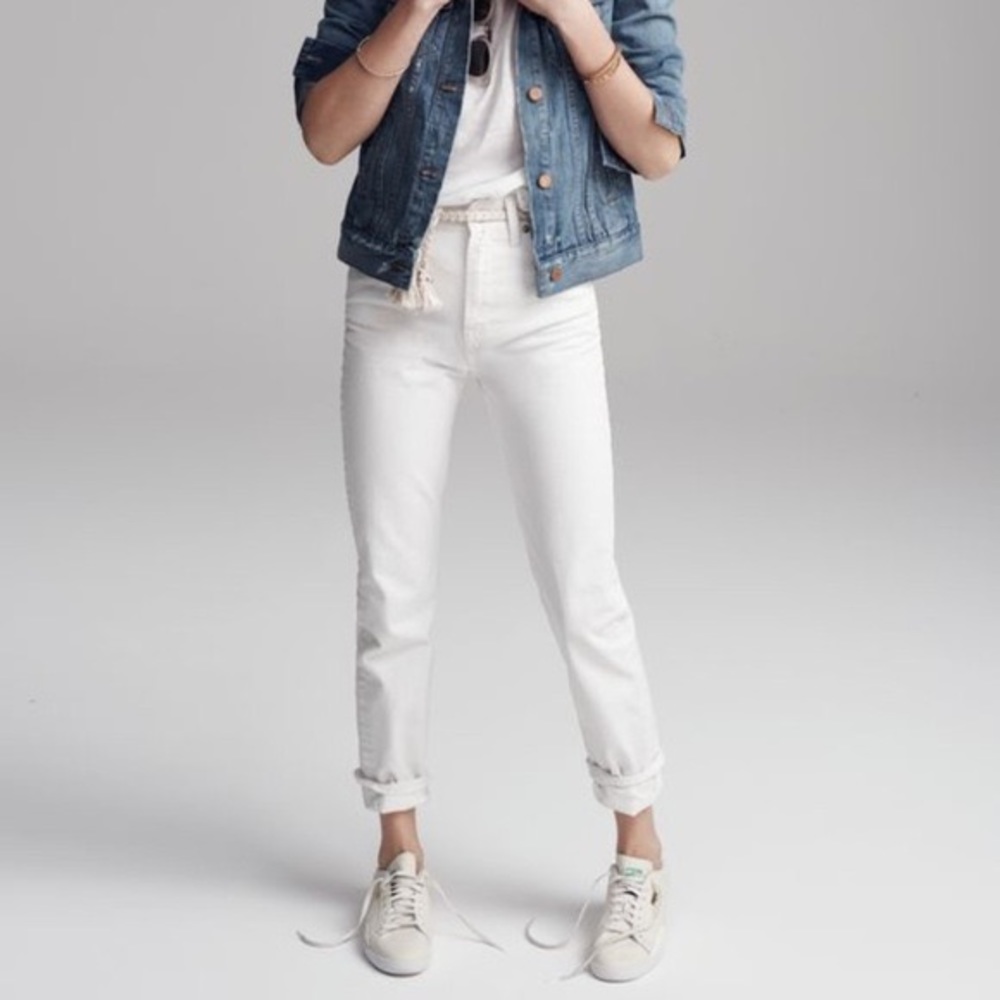 Madewell Perfect Summer Jeans RARE White 27